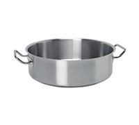 Casseruola Bassa 2 Maniglie in Acciaio Inox - Ballarini - Pentola Ristorante