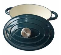 Casseruola BAUMALU 30 cm, ovale blu verde