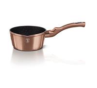 Casseruola beccuccio 16 cm e coperchio rame metallo, rivestimento marbre- alluminio Turbo induzione