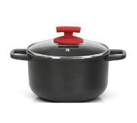 CASSERUOLA C/COPERCHIO alluminio pressofuso antiaderente 7 strati con titanio