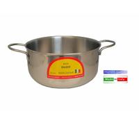 CASSERUOLA CM.30 2 MAN. INOX DAISY