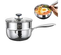 Casseruola con coperchio, antiaderente con coperchio manico e beccuccio versatore, pentola a vapore, pentola a vapore, pentola per cuocere, friggere, cuocere a fuoco lento, bollire, preparare zuppe e