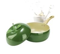 Casseruola con coperchio - Casseruola antiaderente per frutta e verdura | Padella con coperchio, per piano cottura a induzione, cottura al latte, zuppa, spaghetti, cottura lenta sul tavolo da
