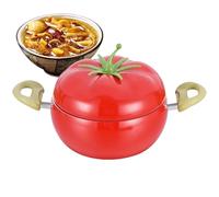 Casseruola con coperchio, pentola per salsa con coperchio, pentola da cucina a forma di frutta, pentola a induzione antiaderente multiuso per pasta, zuppa, spaghetti