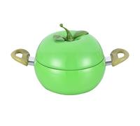 Casseruola con coperchio, salsa con coperchio | Stockpot del fondo spesso a forma di frutta,Padella a induzione antiaderente, utensili da cucina da cucina multiuso per pasta, zuppa, spaghetti