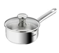 Tefal Duetto Stielkasserolle mit Deckel Ø 16 cm 205_P&P Stainless Steel, Inossidabile, Acciaio Inox