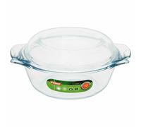 CASSERUOLA CON COPERCHIO VETRO DA FUOCO CM.27X23X10H BOROSILICATO PYREX 5 2024