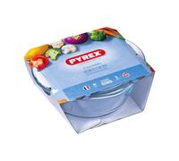 CASSERUOLA CON COPERCHIO VETRO DA FUOCO CM.27X23X10H BOROSILICATO PYREX 5 2024
