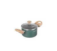 Casseruola con scritta "Cooking Therapy" e coperchio, 12 cm