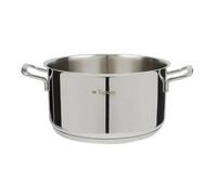 Tognana Vanitosa Casseruola da 28 cm con 2 Manici, Acciaio Inossidabile, Argento