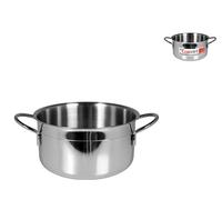 Casseruola HOME in acciaio Inox Ecopoint 2 Manici Cm 12