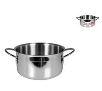 Casseruola HOME in acciaio Inox Ecopoint 2 Manici Cm 14