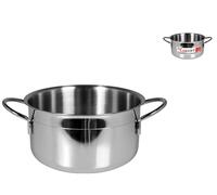 Casseruola HOME in acciaio Inox Ecopoint 2 Manici Cm 18