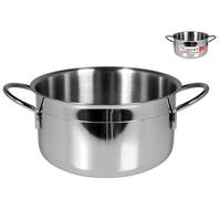 Casseruola HOME in acciaio Inox Ecopoint 2 Manici Cm 26