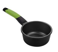 Casseruola in alluminio Ø 18 cm, leggera, resistente al calore, adatta a tutti i tipi di fornelli, ideale per bollire e stufare.
