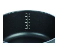 Casseruola in alluminio pressofuso - GSW - SILCOGUSS - 28 cm - Induzione - Nero
