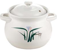 Casseruola in Ceramica Resistente al Calore con Coperchio, 1,3 L, Ideale per Zuppe E Stufati, Lavabile in Lavastoviglie, Perfetta per Cucinare A Casa E al Ristorante. 3.5L