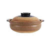 Casseruola in ceramica, resistente alle alte temperature, per porridge e zuppe, compatibile con fornelli a gas, 32 cm
