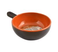 Casseruola in Terracotta Marrone con 1 Manico Cm18x7