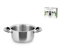 Casseruola Inox 2 Manici Classic Cm22x11,5 Inoxpran