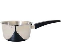 CASSERUOLA INOX CONICA MANICO IN BACHELITE ø cm 14