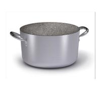 BALLARINI Casseruola media con rivestimento antiaderente, Alluminio ad alto spessore, Con 2 manici, Diametro 28 cm, Grigio, 2800