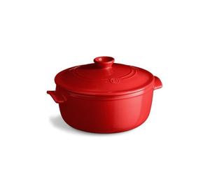 Casseruola Media Tonda 4L Emile Henry Rosso Grand Cru - EH344540