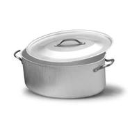 Casseruola ovale con coperchio professionale FASA in alluminio