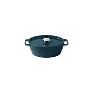 Casseruola ovale Pyrex Slow Cook 29 cm ghisa smaltata rosso crema