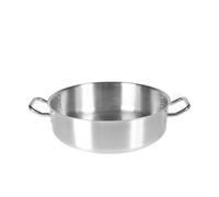 Casseruola Pardini inox Albergo bassa 2 Manici cm 36