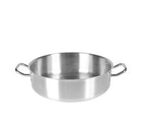 Casseruola Pardini inox Albergo bassa 2 Manici cm 40