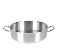 Casseruola Pardini inox Albergo bassa 2 Manici cm 45