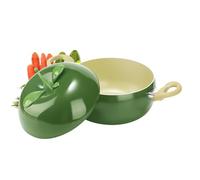 Casseruola | Pentola Per Salsa Di Verdura E Frutta | Casseruola Da Sobbollire Con Coperchio | Per Piano Di Cottura A Induzione, Cottura Latte, Zuppa, Spaghetti, Frittura, Sobollimento, Cucina