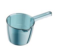 Casseruola per acqua, mestolo per acqua, tazza da bagno trasparente e resistente, mestolo per acqua forte - Tazze da bagno forti con manico lungo per bagno, secchio d'acqua per bagno, cucina, frutta