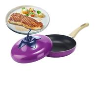 Casseruola per salse con coperchio - Utensili da cucina antiaderenti per verdure e frutta, pentola per zuppa con coperchio - per cucina, fornello a induzione, cottura, bollire a fuoco lento, friggere