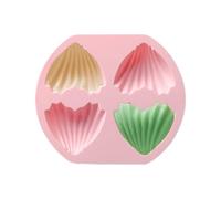 Casseruola per torta a forma di cuore, in silicone del cuore per gommoso, vassoio per cioccolato a forma di amore, stampo da forno riutilizzabile per cioccolato, gelatina,