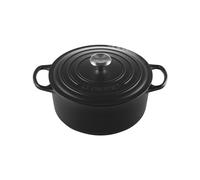 Casseruola Rotondo 20 cm Le Creuset Ghisa 21177200002430 Nero Opaco