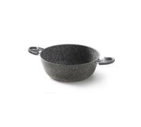 PENTOLE Casseruola cm.28 rivestimento in pietra 2 maniglie CUORE DI PIETRA