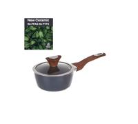 Casseruola un manico 16 cm con coperchio ottanio New Ceramic