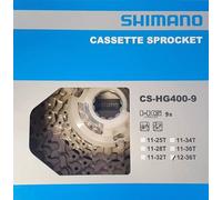 Cassetta Shimano HG 400 12-36 9f.silb CS-HG400-9 argento