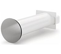 Cassetta a muro mozzo Ø150 mm COMPAIR® telescopica bianco/acciaio inox GTS...