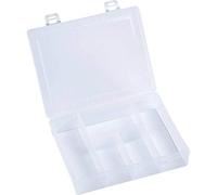 Cassetta a scomparti PP MINI, 5 scomparti 140x180x40 mm, colore trasparente
