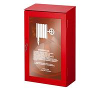 CASSETTA ANTINCENDIO DA ESTERNO DN 45 CON LANCIA 3 EFFETTI mm 580 x 370 x 200