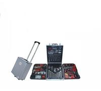 Cassetta attrezzi a Trolley/Officina portatile con 187 utensili