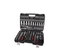 Cassetta Attrezzi Completa 171 Pz Set Prese Chiave A Cricchetto Strumento Riparazione Meccanica Camion Kit Di Strumenti La Lavorazione Dei Metalli Utensili Manuali Officina Automatica