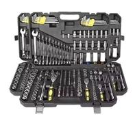 Cassetta Attrezzi Completa 222 Pezzi Di Riparazione Auto E Casalinghi Cassetta Degli Attrezzi Completa 72 Denti Set Di Chiavi A Cricchetto A Presa Multifunzionali Utensili Manuali(Orange)