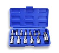 Cassetta Attrezzi Completa 3/8"" 1/4"" 1/2"" 13 Set Universale Con Testa A Manicotto Set Punte Esagonali Punte Per Trapano Adattatore SAE E Chiavi A Bussola Di Dimensioni Metriche