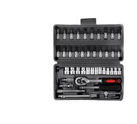 Cassetta Attrezzi Completa 46 PC Set Di Utensili Manuali Per Riparazioni Automobilistiche Cassetta Degli Attrezzi Meccanico Chiave A Tubo Cacciavite A Cricchetto Cacciavite A Cricchetto