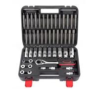 Cassetta Attrezzi Completa 50 Pezzi Set Boccole Strumento Rimozione Dado Puntone Ammortizzatore Set Boccole Puntone Superiore Speciale Rimuovi Il Manicotto Dello Strumento Installazione