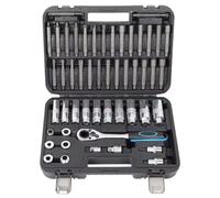 Cassetta Attrezzi Completa 50PCS Ammortizzatore Puntone Dado Presa Set Per Master Sospensione Puntone Montaggio Superiore Dado Rimozione Installare Con Adattatori A Cricchetto